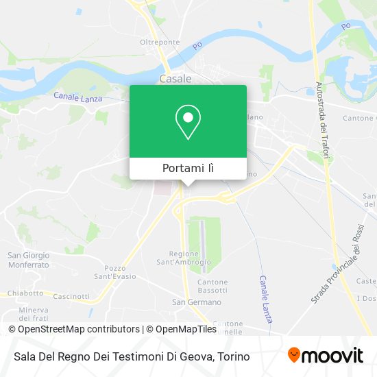 Mappa Sala Del Regno Dei Testimoni Di Geova