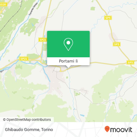 Mappa Ghibaudo Gomme