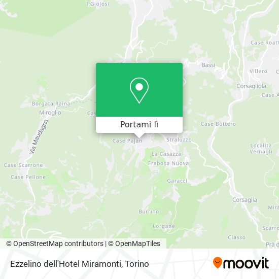 Mappa Ezzelino dell'Hotel Miramonti