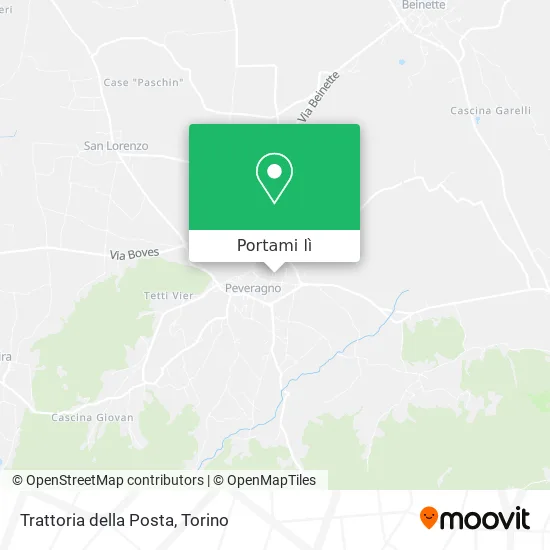 Mappa Trattoria della Posta