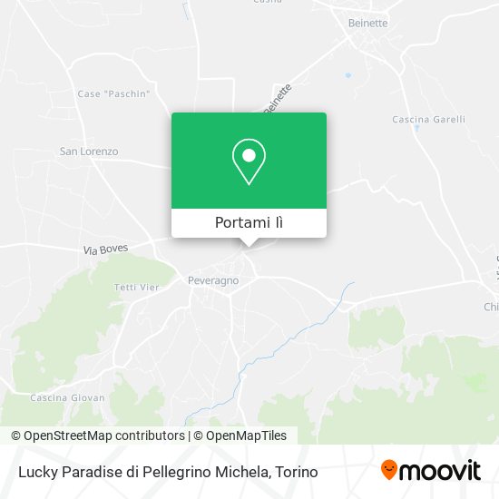 Mappa Lucky Paradise di Pellegrino Michela
