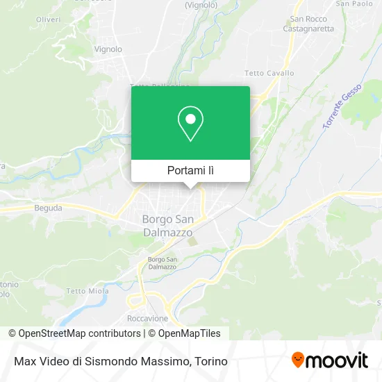 Mappa Max Video di Sismondo Massimo