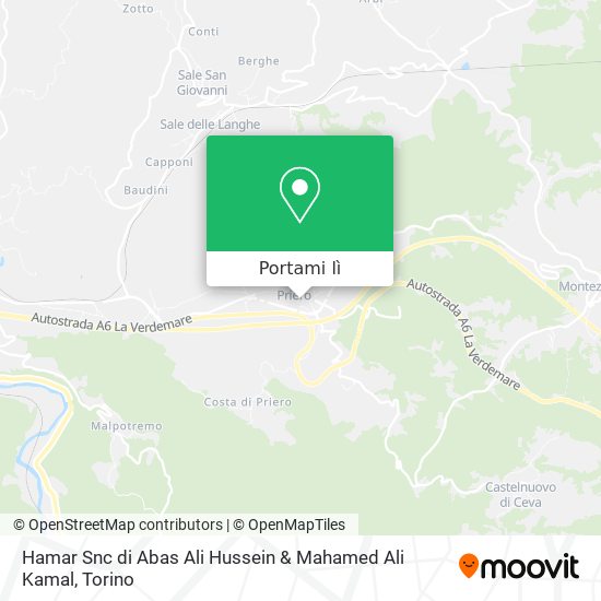 Mappa Hamar Snc di Abas Ali Hussein & Mahamed Ali Kamal