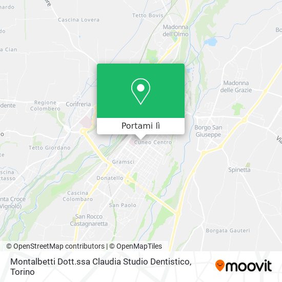 Mappa Montalbetti Dott.ssa Claudia Studio Dentistico