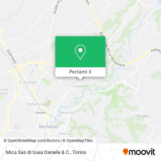 Mappa Mica Sas di Isaia Daniele & C.