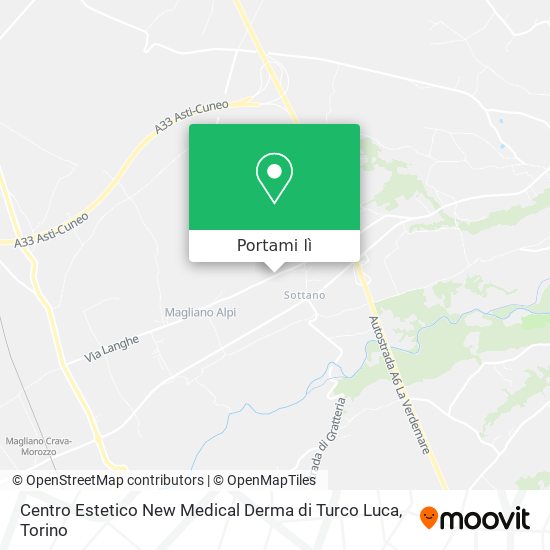 Mappa Centro Estetico New Medical Derma di Turco Luca