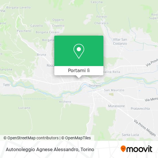 Mappa Autonoleggio Agnese Alessandro