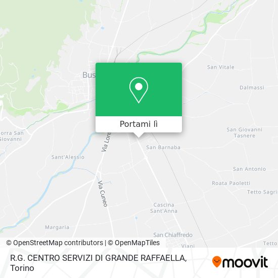 Mappa R.G. CENTRO SERVIZI DI GRANDE RAFFAELLA