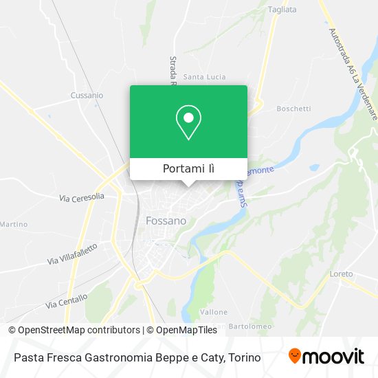 Mappa Pasta Fresca Gastronomia Beppe e Caty
