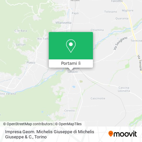 Mappa Impresa Geom. Michelis Giuseppe di Michelis Giuseppe & C.