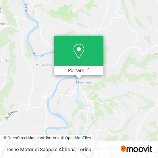 Mappa Tecno Motor di Sappa e Abbona