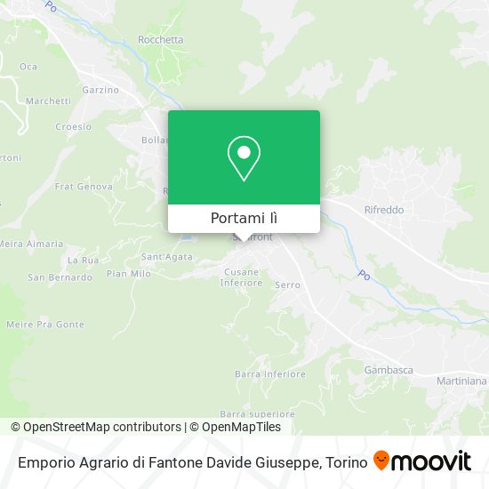 Mappa Emporio Agrario di Fantone Davide Giuseppe