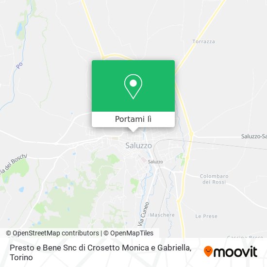 Mappa Presto e Bene Snc di Crosetto Monica e Gabriella