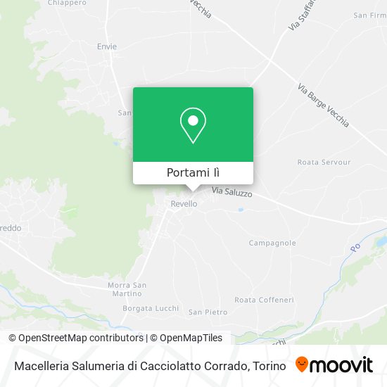 Mappa Macelleria Salumeria di Cacciolatto Corrado