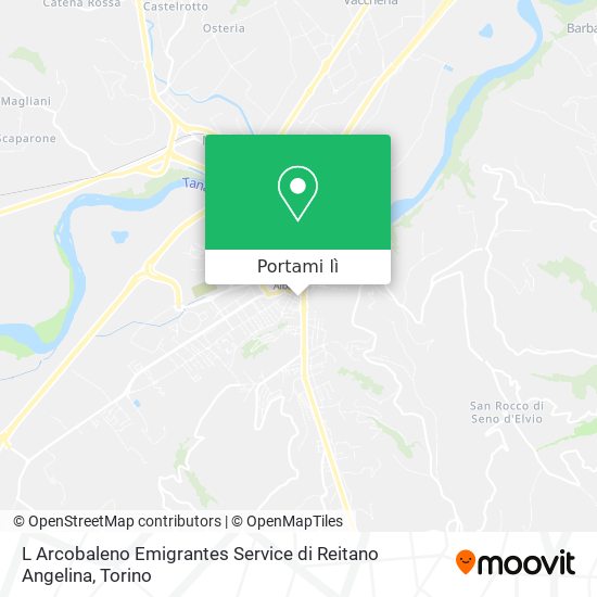 Mappa L Arcobaleno Emigrantes Service di Reitano Angelina