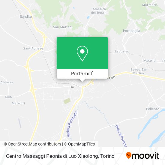 Mappa Centro Massaggi Peonia di Luo Xiaolong