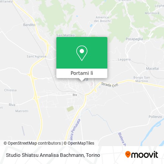 Mappa Studio Shiatsu Annalisa Bachmann