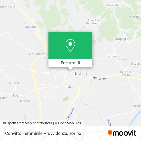 Mappa Convitto Femminile Provvidenza