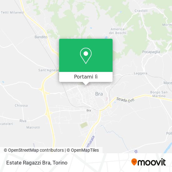 Mappa Estate Ragazzi Bra