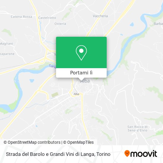 Mappa Strada del Barolo e Grandi Vini di Langa