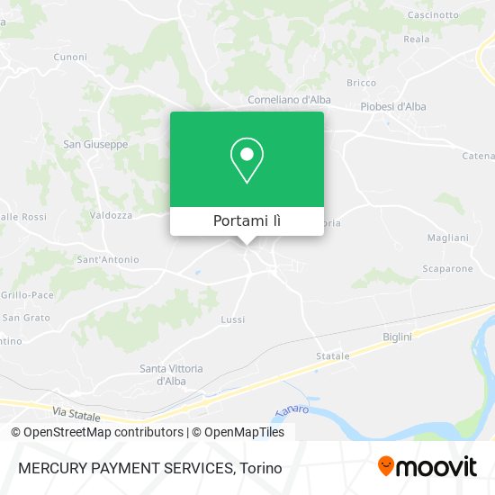 Mappa MERCURY PAYMENT SERVICES