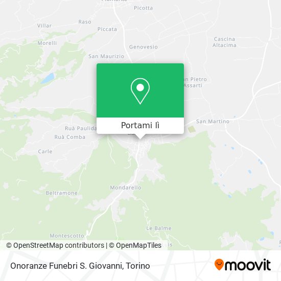 Mappa Onoranze Funebri S. Giovanni