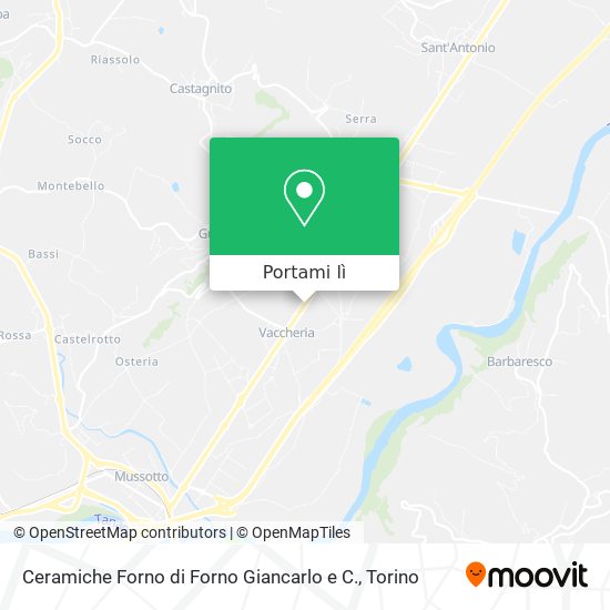 Mappa Ceramiche Forno di Forno Giancarlo e C.