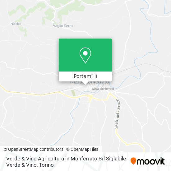 Mappa Verde & Vino Agricoltura in Monferrato Srl Siglabile Verde & Vino