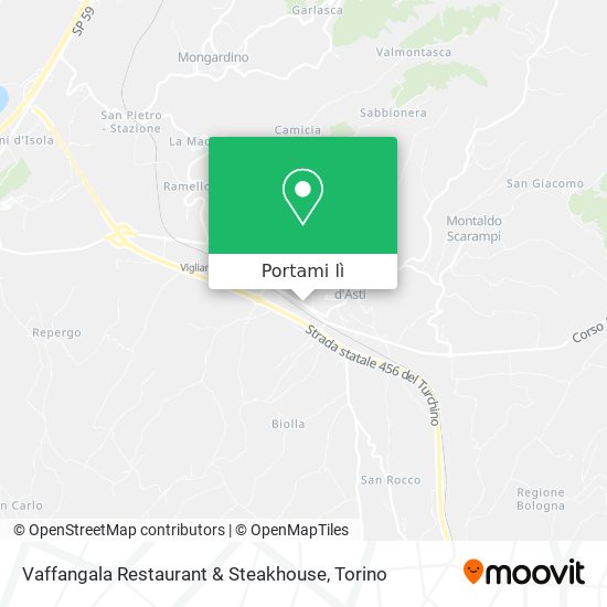 Mappa Vaffangala Restaurant & Steakhouse