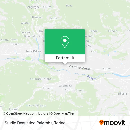Mappa Studio Dentistico Palomba