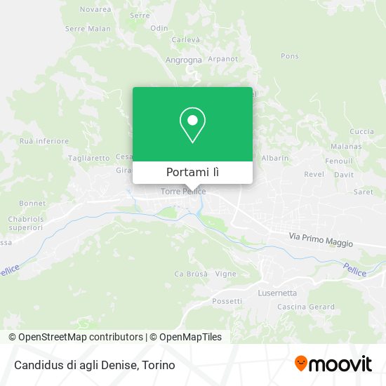 Mappa Candidus di agli Denise