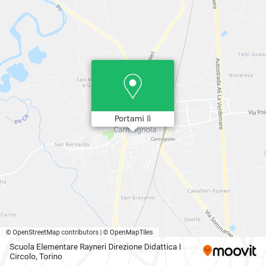 Mappa Scuola Elementare Rayneri Direzione Didattica I Circolo