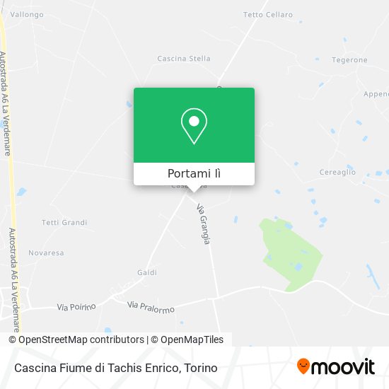 Mappa Cascina Fiume di Tachis Enrico