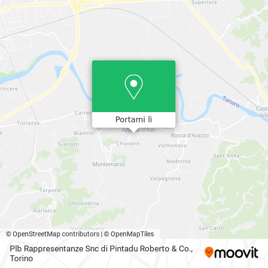 Mappa Plb Rappresentanze Snc di Pintadu Roberto & Co.