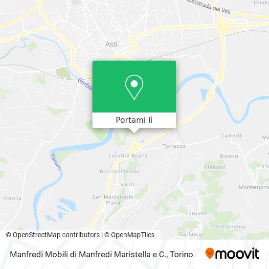 Mappa Manfredi Mobili di Manfredi Maristella e C.