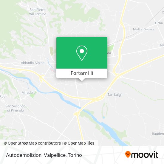 Mappa Autodemolizioni Valpellice