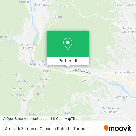 Mappa Amici di Zampa di Carniello Roberta