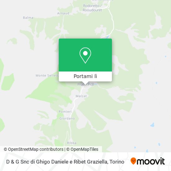 Mappa D & G Snc di Ghigo Daniele e Ribet Graziella