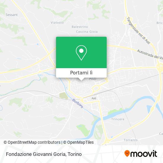 Mappa Fondazione Giovanni Goria