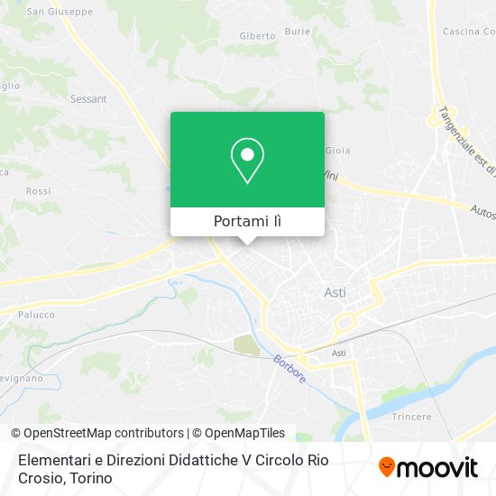 Mappa Elementari e Direzioni Didattiche V Circolo Rio Crosio