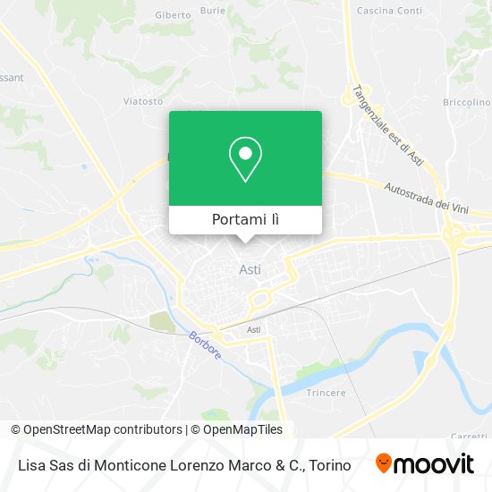 Mappa Lisa Sas di Monticone Lorenzo Marco & C.