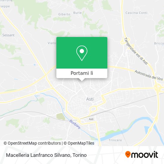 Mappa Macelleria Lanfranco Silvano