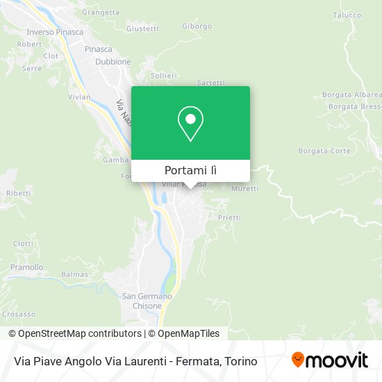 Mappa Via Piave Angolo Via Laurenti - Fermata