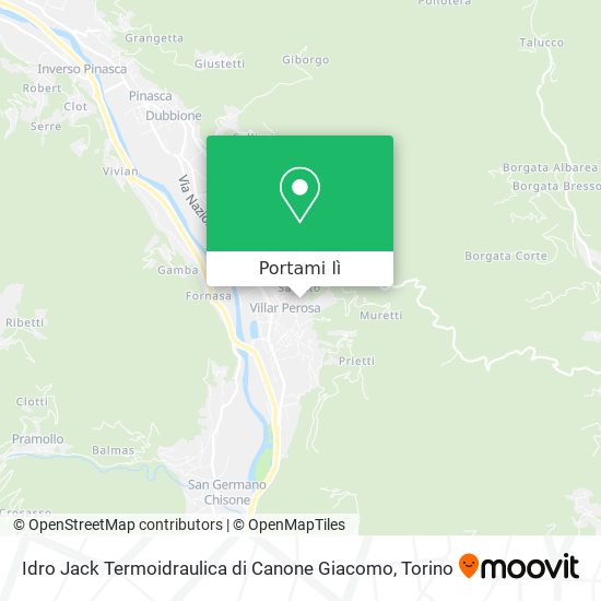 Mappa Idro Jack Termoidraulica di Canone Giacomo