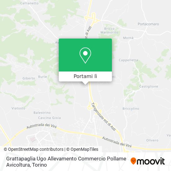 Mappa Grattapaglia Ugo Allevamento Commercio Pollame Avicoltura