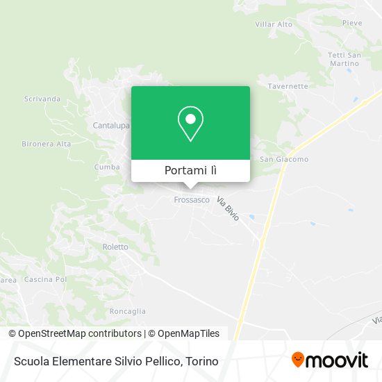 Mappa Scuola Elementare Silvio Pellico