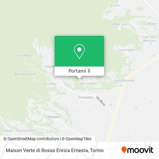 Mappa Maison Verte di Rosso Enrica Ernesta