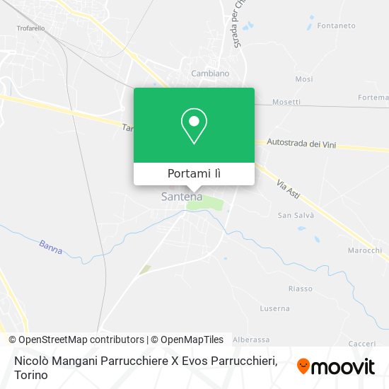 Mappa Nicolò Mangani Parrucchiere X Evos Parrucchieri