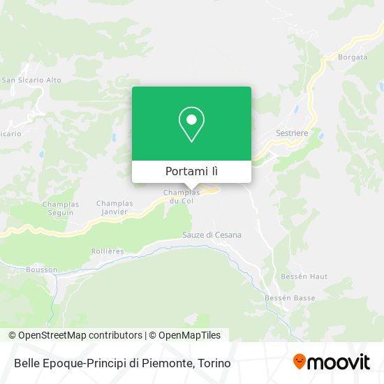 Mappa Belle Epoque-Principi di Piemonte