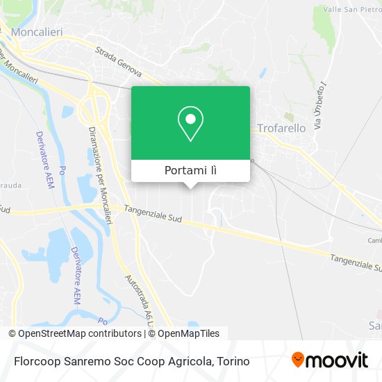 Mappa Florcoop Sanremo Soc Coop Agricola